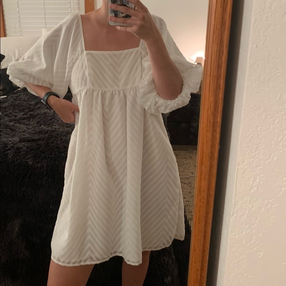 White dress